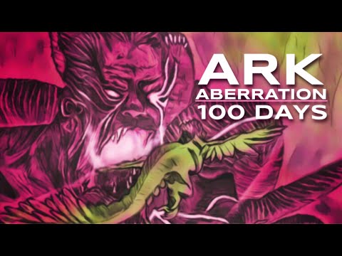 I Survived 100 Days Of Hardcore ARK Aberration Survival Evolved