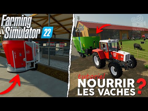 TUTO COMMENT NOURRIR LES VACHES SUR FARMING SIMULATOR 22 Robot