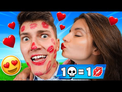 1 KILL = 1 BAISER sur FORTNITE Battle Royale