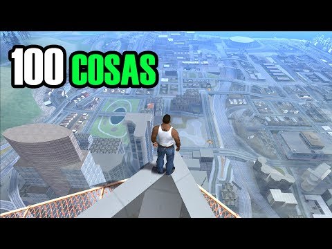 100 COSAS QUE DE SEGURO HICISTE EN GTA SAN ANDREAS