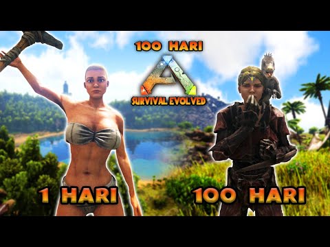 100 Hari Di Ark Survival Evolved Lost Island