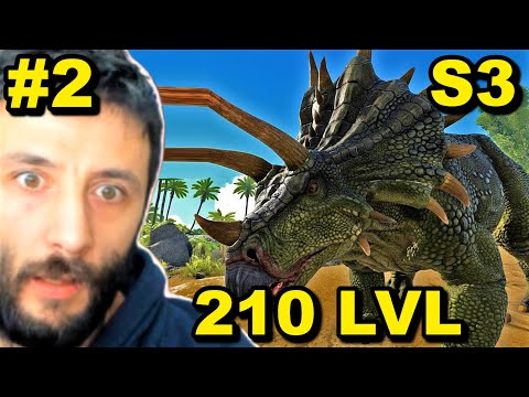 210  SEVİYE TRİKE TUTTUM 😑 ARK 2.Bölüm (3.Sezon) Lost İsland