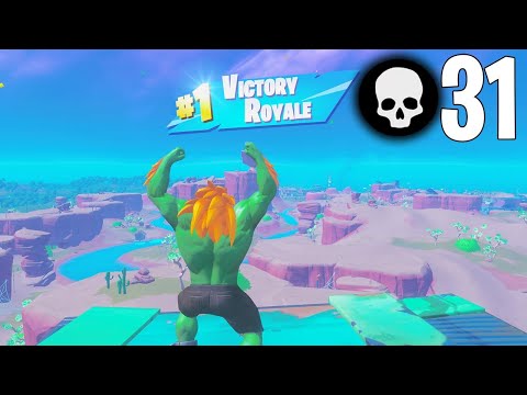 31 Elimination Solo vs Squad Win Full Gameplay Fortnite Chapter 3 Season 2 (PS4 Controller)