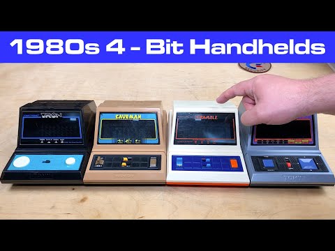 4-Bit Video Games: Tron, Scramble, Lupin, and Caveman by Tomy