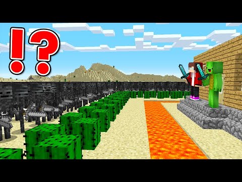 7 Security Build Hacks vs Wither Skeletons – Minecraft