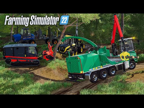 ABATTAGE de bois & Fabrication de planches | Forestier (Farming Simulator 22)