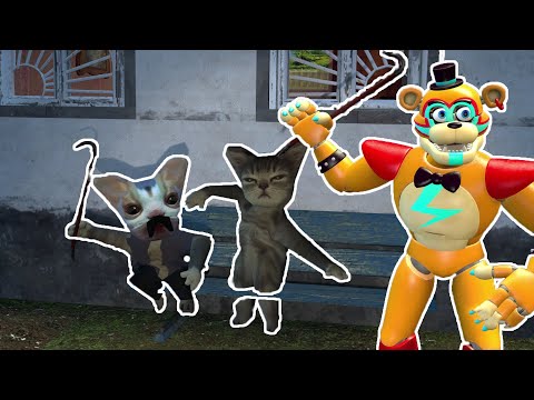 ANIMATRONICII DIN FNAF A LUI GICA VITEZOMANUL ATACA SATUL NATAL A DOMNULUI MOTAN SI A LUI TATA MOTAN