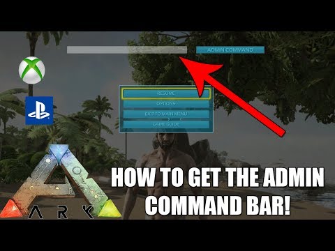 ARK – HOW TO ACCESS THE ADMIN COMMAND BAR – USE CONSOLE COMMANDS! – (Ark Tutorial)