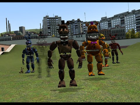CREEPY FIVE NIGHTS AT FREDDY'S 4 NPCS!| Garry's Mod