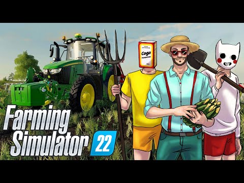 КОРОЧЕ ГОВОРЯ, МЫ ПОШЛИ РАБОТАТЬ НА ФЕРМУ! УГАР В FARMING SIMULATOR 22 (СИМУЛЯТОР ФЕРМЕРА)