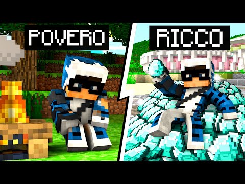 DA POVERO A RICCO SU MINECRAFT – ITA