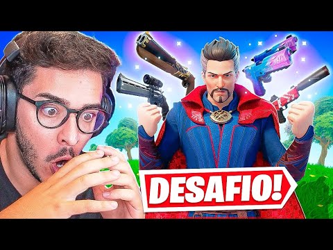 DESAFIO SÓ VALE ARMA EXÓTICA NO FORTNITE!!