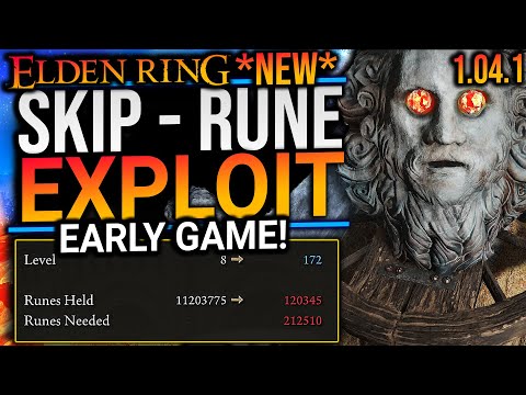 Elden Ring – 40 MILLION RUNES! NEW! BEST Rune Farm! Early Game! Exploit! No AFK! Level Up Fast! Skip