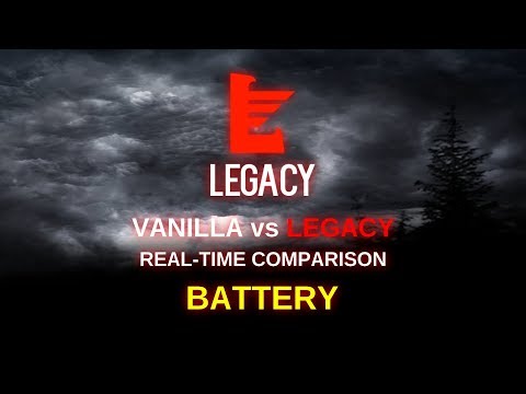ET: Legacy – Real-Time Comparison – Battery