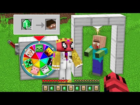 FAKİRİN KÖYLÜ MUTANTLAMA MAKİNESİ! 😱 (MUTANTLAMA 64 ZÜMRÜT) – Minecraft