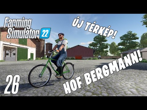 Farming Simulator 22 LIVE #26 –  ÚJ TÉRKÉP! HOF BERGMANN! Letöltés menete a leírásban!