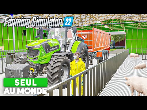 Farming Simulator 22 | Seul Au Monde S2 #39 | S'occuper de la nouvelle porcherie.