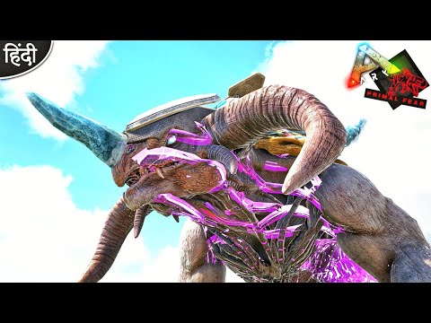 Ferox Almost Kill My Empowered Ice Titan 😱🔥 : ARK Primal Fear + ARK Eternal : ARK 100 Days Survival