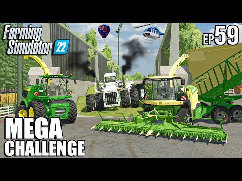 Filing The BIGGEST BUNKER in FS22 – 2.000.000l Corn Silage | MEGA Challenge | FS22 | #59