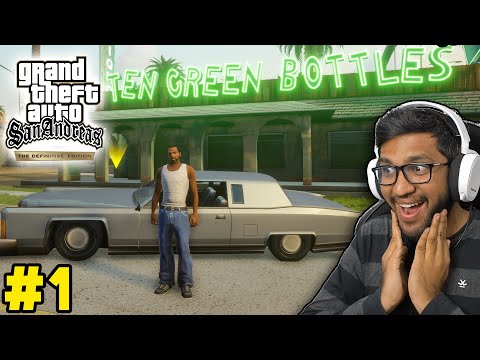 FIRST MISSION | GTA SAN ANDREAS DEFINITIVE EDITION KHATARNAK GRAPHICS (PART 1)