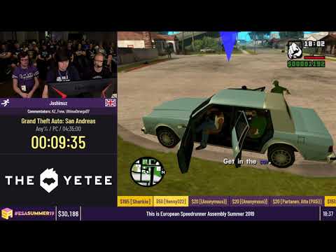 Grand Theft Auto: San Andreas [Any%] by Joshimuz – #ESASummer19
