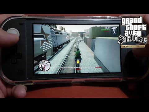 Grand Theft Auto: San Andreas New Update 1.0.6 on Nintendo Switch Lite Part 9 || Train Mission