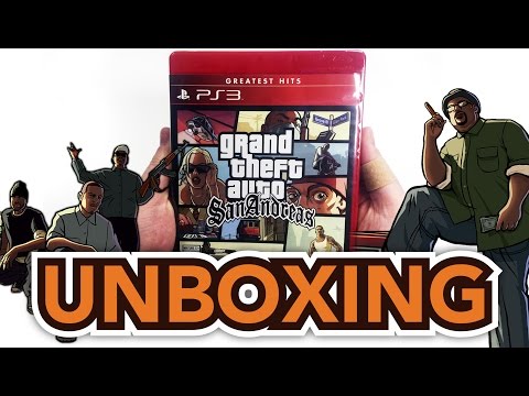 Grand Theft Auto: San Andreas (PlayStation 3) Unboxing!!