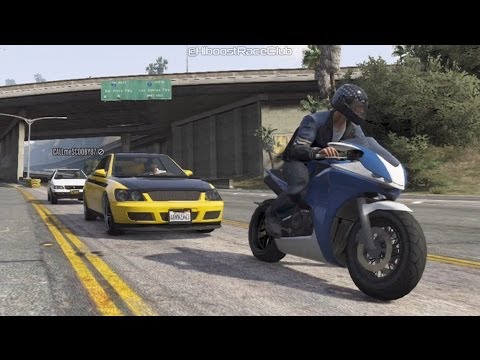 Grand Theft Auto V Online (Xbox 360) | Upgrading Sultan, Turbo Car vs Turbo Bikes, Evading Police