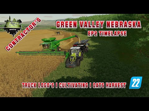 GREEN VALLEY EP2 TIMELAPSE | CULTIVATING & HARVESTING CONTRACTS | FS22 | FARMING SIMULATOR 22