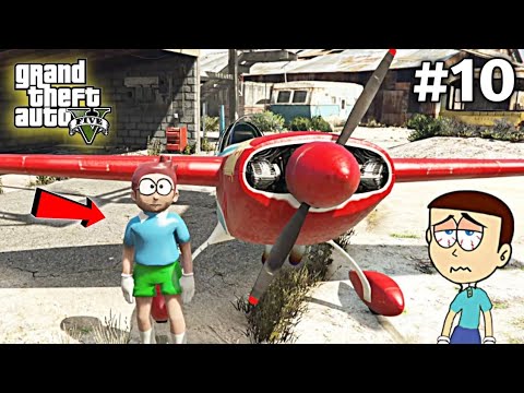GTA 5 – Aeroplane Ki Sawaari grand theft auto v #10 | Shiva and Kanzo Gameplay