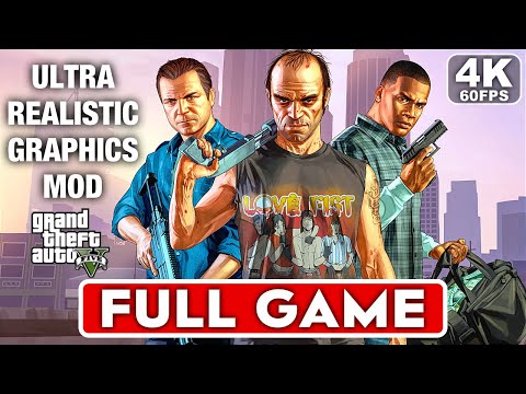 GTA 5 Gameplay Walkthrough Part 1 FULL GAME – ULTRA REALISTIC GRAPHICS [4K 60FPS PC] No Commentary