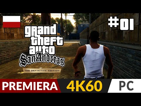 GTA San Andreas PL – remastered 🚲 #1 GTA Definitive Edition 👊🏽 Znowu to samo |  Gameplay po polsku