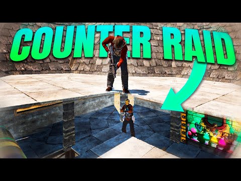 HACEMOS un COUNTER RAID y nos LLEVAMOS TODO el LOOT – RUST – Gameplay español
