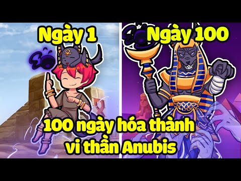 HACHI 100 NGÀY HÓA THÀNH VI THẦN ANUBIS TRONG MINECRAFT*HACHI 100 NGÀY*