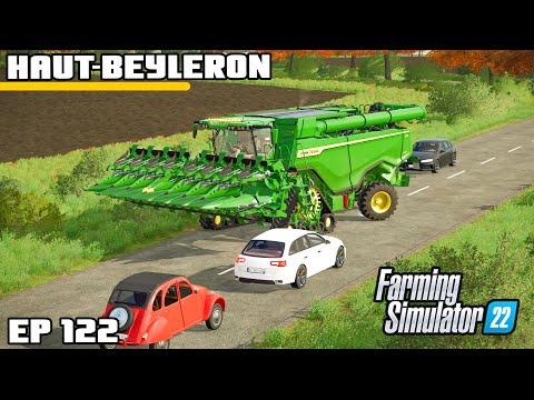 HARVESTING THE NEW FIELD FOR THE FIRST TIME! | Farming Simulator 22 – Haut-Beyleron | Episode 122