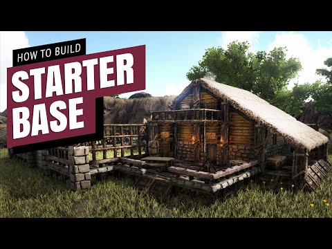 How To Build A Starter Base | Ark Survival Evolved
