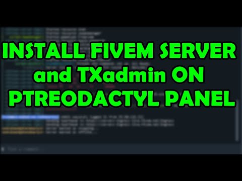 How to Install Fivem Server +TxAdmin on Pterodactyl Panel (Linux/Ubuntu)