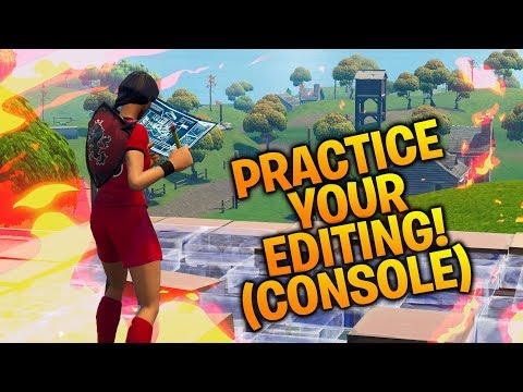 How to Practice Editing Fast on Console! (Fortnite Battle Royale Tips)