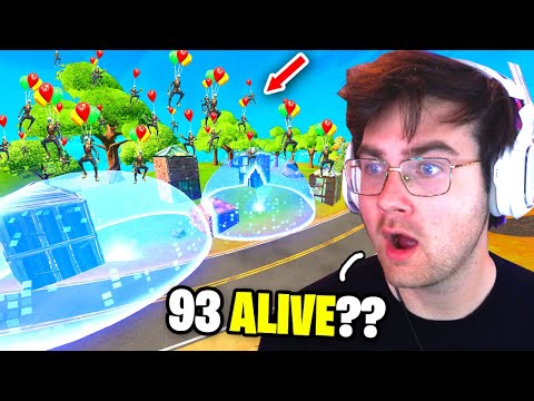 I Got 100 FANS to Scrim with BALLOONS for $100… (Fortnite Competitive)