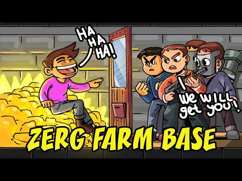 I MOVED into a ZERGS FARM BASE in Rust!!!