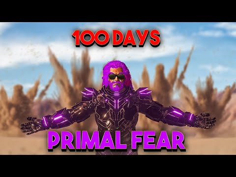 I Played 100 Days of Primal Fear on The Island | Ark Survival Evolved