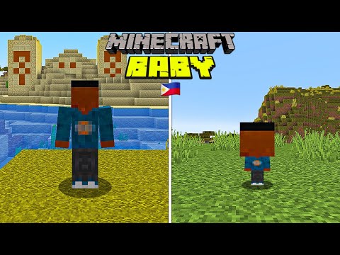I PLAYED MINECRAFT BUT, BABY MODE (TAGALOG)