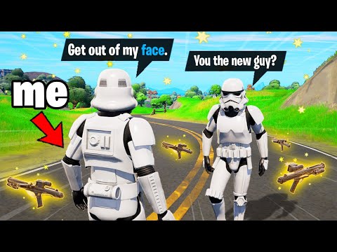 I Pretended I'm a *STORM TROOPER* NPC in Fortnite