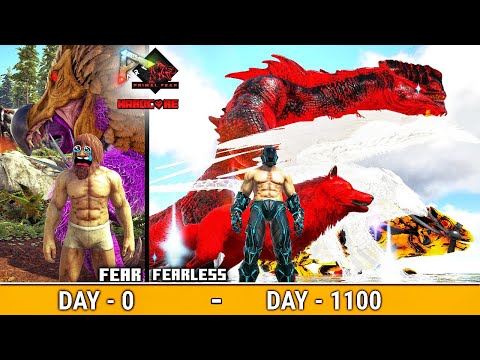I Survive 1100 Days in Impossible Hardcore Primal Fear + ARK Eternal : ARK 1100 Days Survival -Hindi