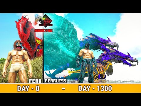 I Survive 1300 Days in Impossible Hardcore Primal Fear + ARK Eternal : ARK 1300 Days Survival -Hindi