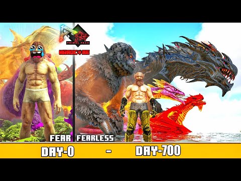 I Survive 700 Days in Impossible Hardcore Primal Fear + ARK Eternal 🔥: ARK 700 Days Survival [Hindi]