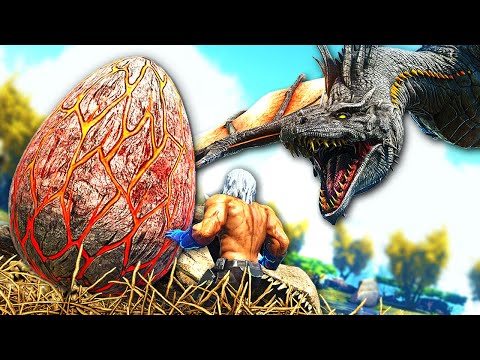 I Tricked a Dragon so I Could Steal it's Baby in Hardcore ARK Survival Evolved #14