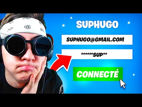 J'ai HACK le COMPTE Fortnite de SUPHUGO ! (Il pleure…)