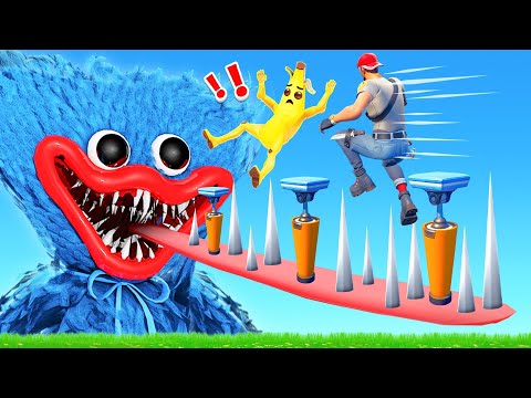 J'ai OSÉ PÉNÉTRER HUGGY WUGGY sur FORTNITE