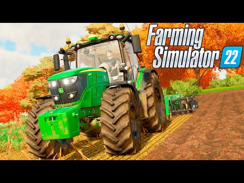 JOHN DEERE 6135R NA GRADE ARADORA | Farming Simulator 22 | Recanto Mineiro – Episódio 28